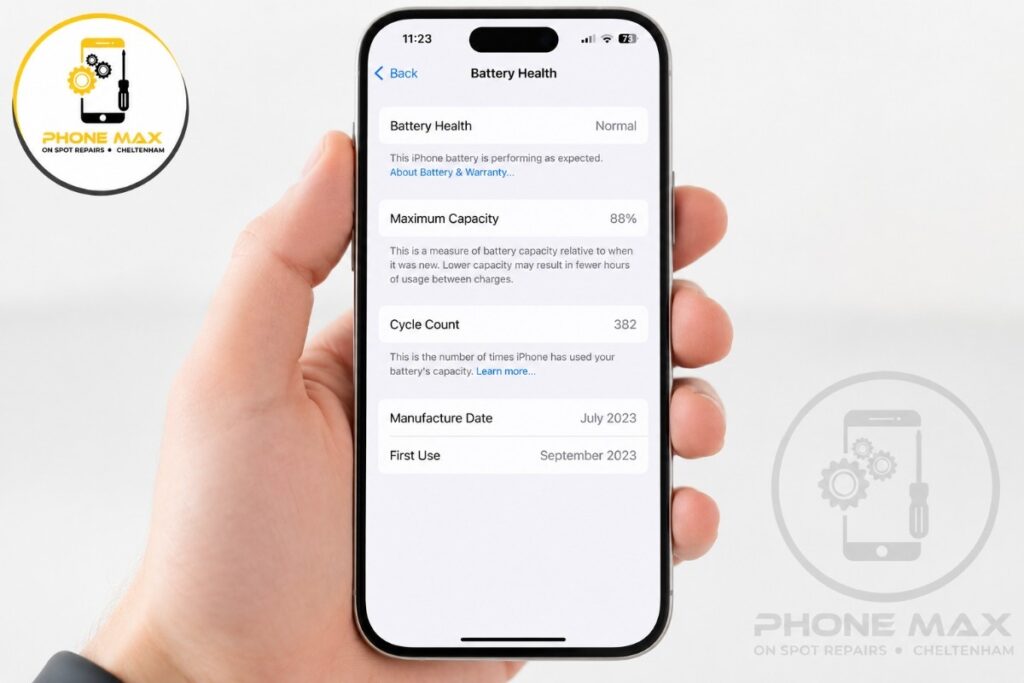 iPhone battery health