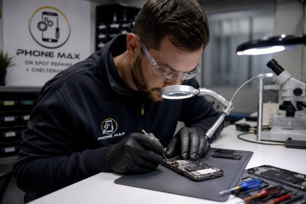 phone expert at phone max repairing phone