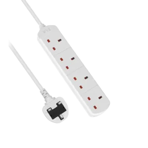 4-Way Extension Lead with 3m Power Cable