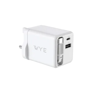PA21 65W USB-C & USB-A Power Adapter with Retractable Cable