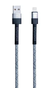 DC34 Aluminum Alloy & Braided Charging & Syncing Cable