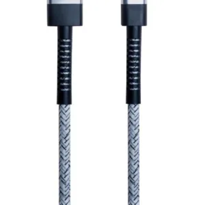 DC34 Aluminum Alloy & Braided Charging & Syncing Cable