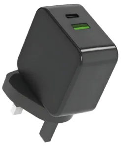 65W Universal USB-C & USB-A Laptop Charger with 12 Different Tips