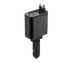 4-in-1 Retractable Fast Car Charger