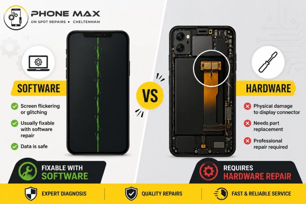 Causes of Green Line on Phone Screen