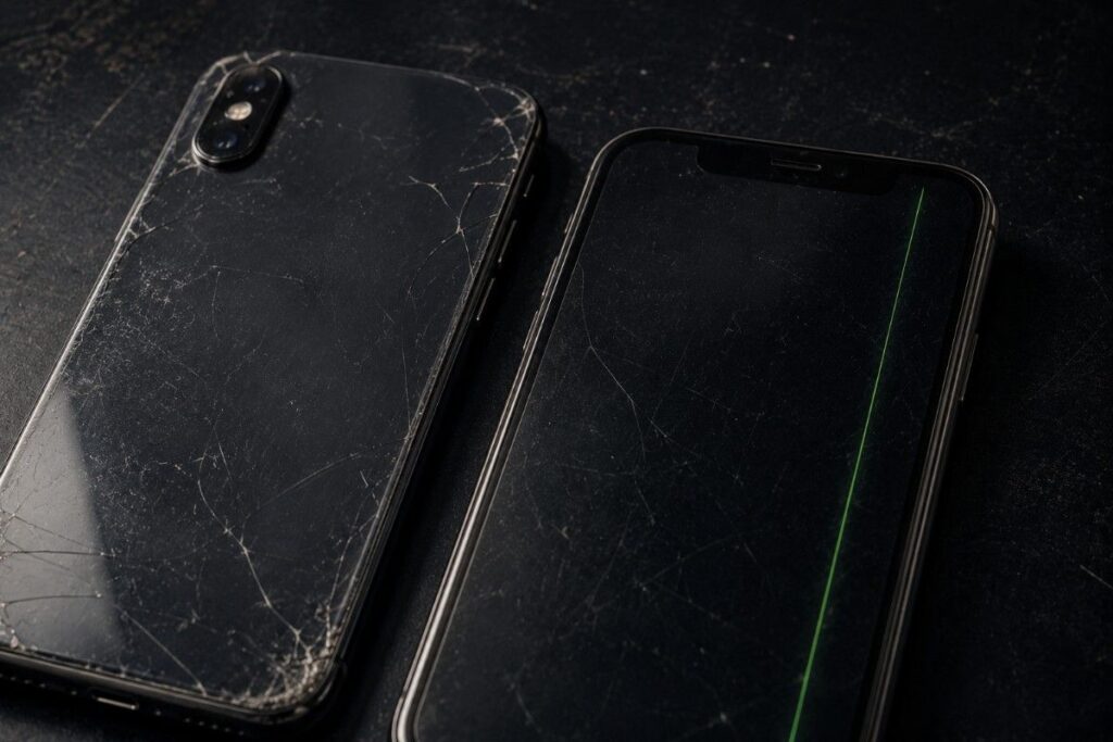Green Line on Screen After Dropping Your Phone