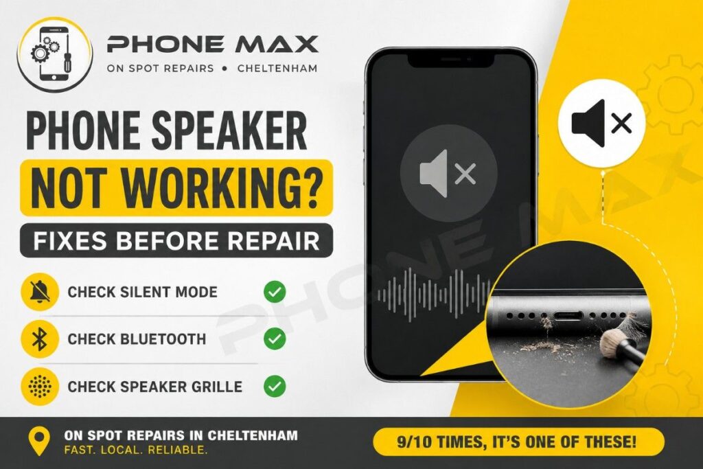 Phone Speaker not working and its solution