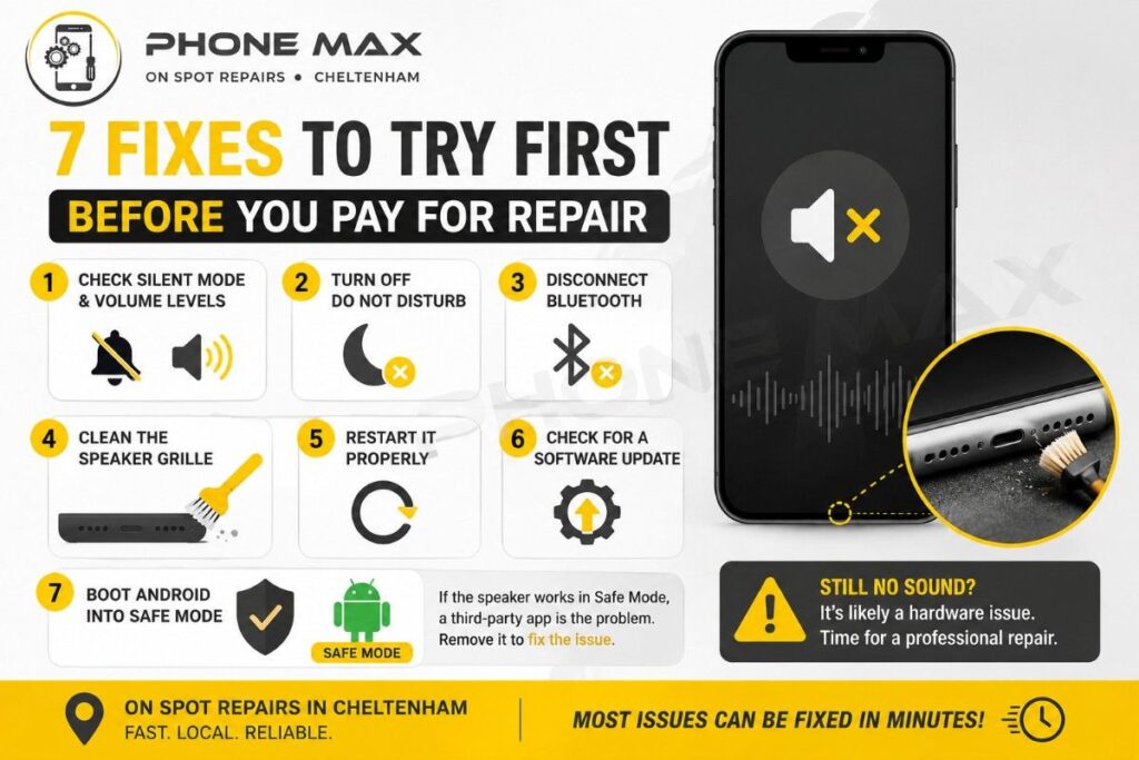 7 things to try first before repair speaker