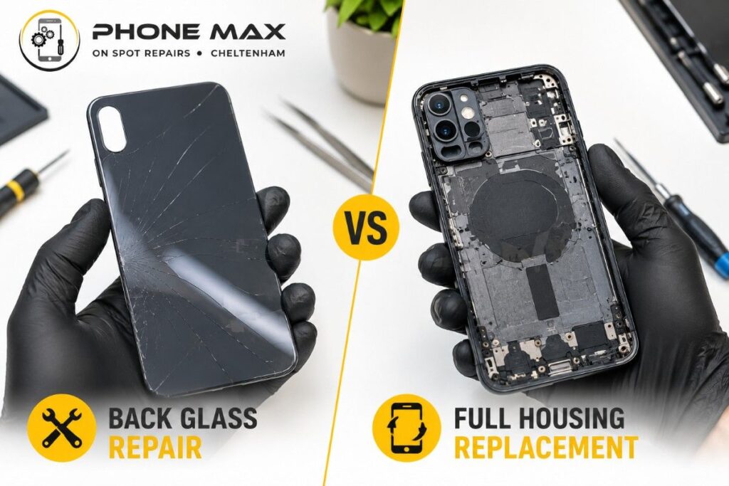 Back Glass Repair vs Replacement