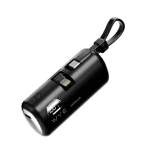 8-Pin Plug Power Bank 5K with USB-C Cable