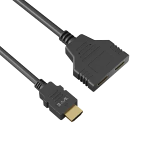 HDMI Male to Dual HDMI Female Adapter 0.2m