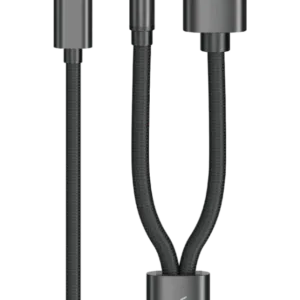 8-PIN TO USB-A & 3.5mm AUX CABLE