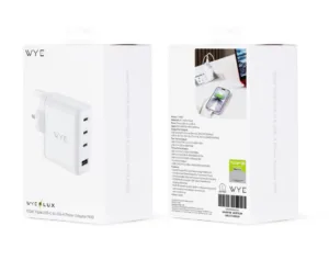 100W Triple USB-C & USB-A Power Adapter PA19